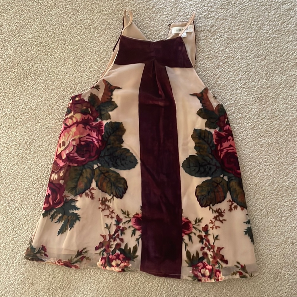 Taylor & Sage velvet and chiffon cami